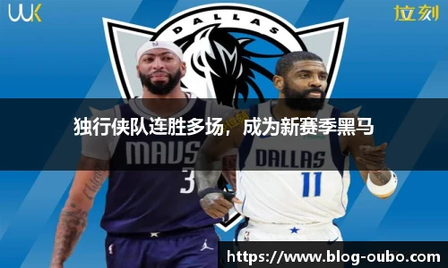 独行侠队连胜多场，成为新赛季黑马